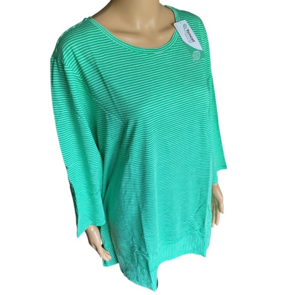 LANDSEND Women’s Plus 3/4 Sleeve Swing Tunic
Lightweight Cooling Cotton/Tensel - Picture 5 of 6